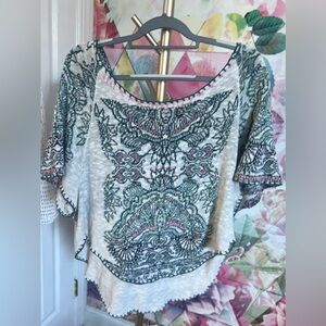 Free People knit poncho